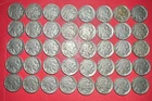 1900s US Buffalo Nickels Collection of 40 FULL DATE Buffalo Coins! X315