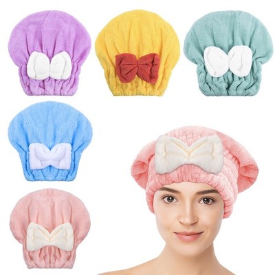 Kldnkig Microfiber Hair Drying Caps, 25*30 cm/10*11.5 inch, Colour Mixture 