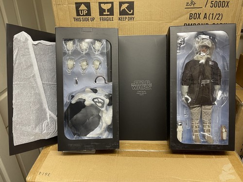 Sideshow Star Wars Captain Han Solo Hoth BROWN JACKET 1/6 scale New In Box - Picture 6 of 6