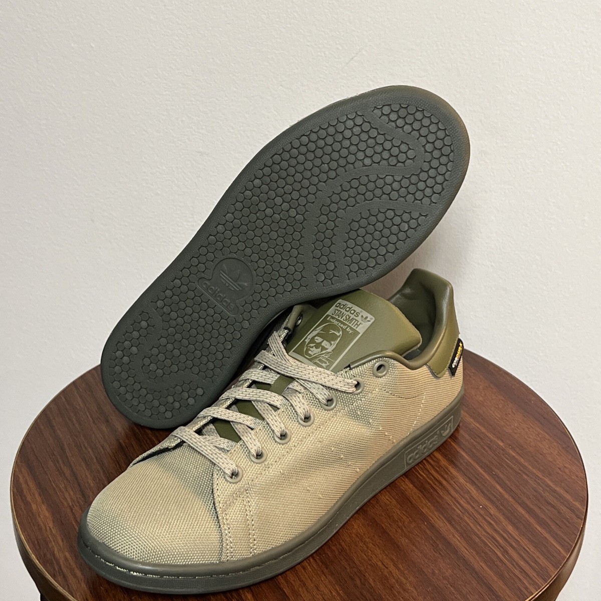ESSENCIAL SMITH-CN　CONCRETE GREEN MEN'S ADIDAS ORIGINALS STAN SMITH Orbit Green PRIMEGREEN