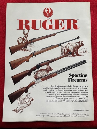 Vintage Ruger Traditional American Firearms Craftsmanship