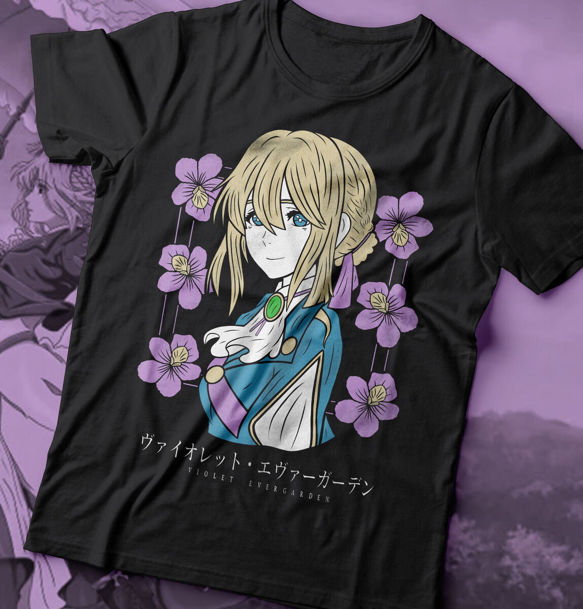 Camiseta Camisa Personalizada Anime Clássico Violet Evergarden Hd 13_x000D_  - Zahir Store - Camisa e Camiseta Esportiva - Magazine Luiza