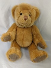 Russ Brown Bear Plush 15 Inch Jointed Suede Paws Stuffed Animal Toy
