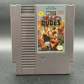 Bad Dudes Nintendo (NES, 1989) Data Beast TESTED Cartridge & Sleeve Only