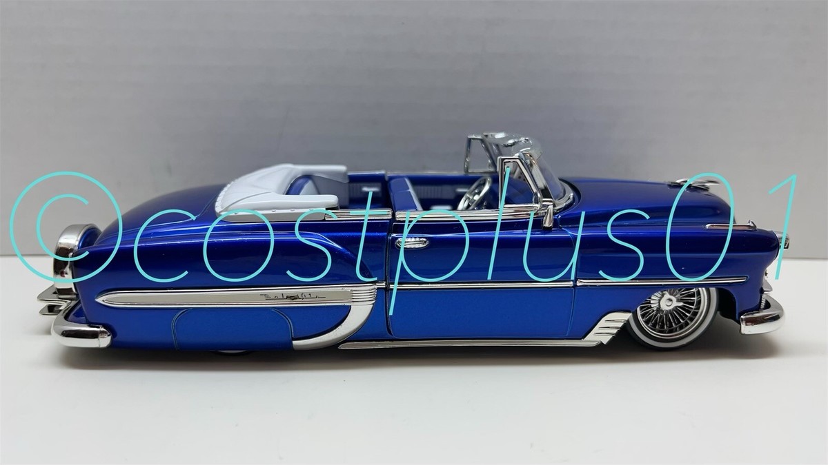 JADA STREET LOW 1953 CHEVY BEL AIR 1:24 BLUE CONVERTIBLE | eBay
