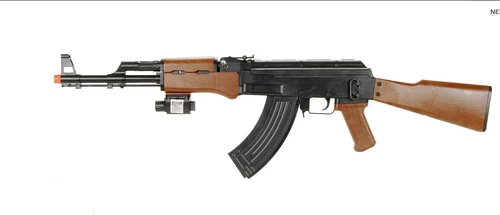 365 FPS AK-47 TACTICAL SPRING AIRSOFT RIFLE GUN w/ LASER SIGHT 6mm BB BBs Pellet