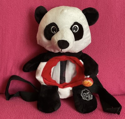 Chupa Chups Lutscher Panda Rucksack Tasche weiches Plüschtier 11 Zoll
