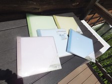 5 NOS MBI Translucent Scrapbook - 20 Top Load 12" x 12" White Pages, 872800