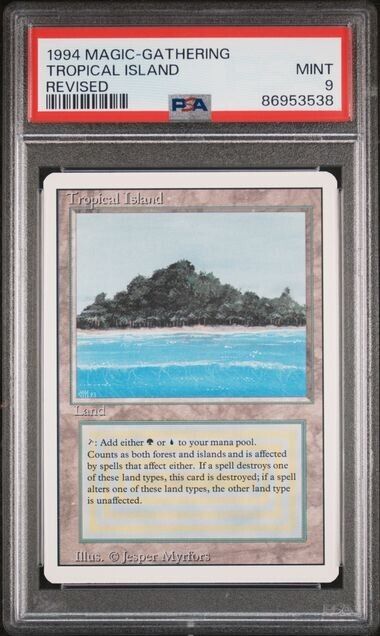 Tropical Island Revised Dual Land MTG Magic: the Gathering Tropical Island Revised Dual Land MTG Magic: the Gathering