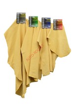 GENUINE REAL LEATHER CHAMOIS OIL TANNED CLOTH CHAMMY CAR DRYING & CLEANING