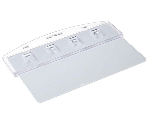 Clear Enclosed Half Card Holders (Pack of 100) - Picture 2 of 2