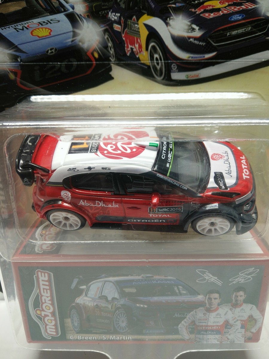 Majorette Citroen C3 WRC no.11 1:61 (3 inches) 254N Rubber Tire