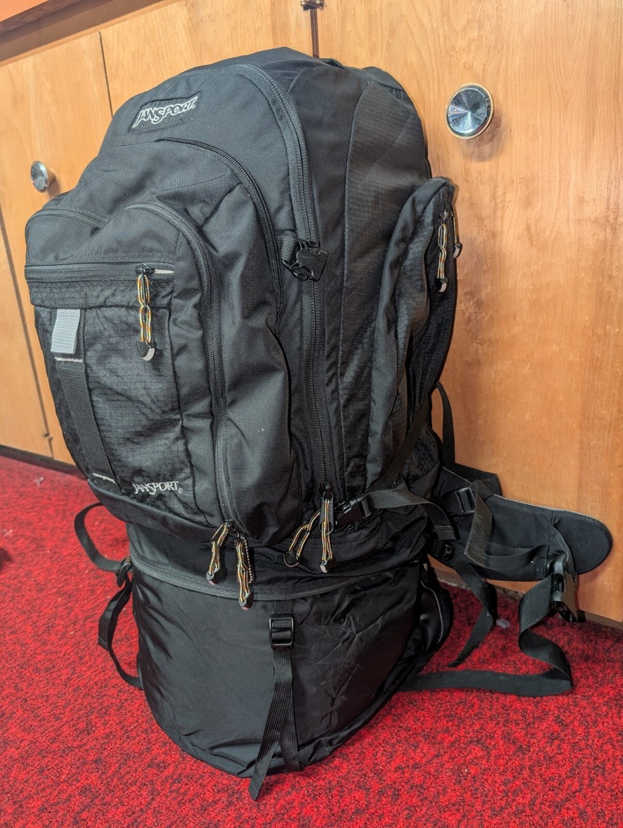 RARE 2004 Jansport 3in1 Airlift h2o Hiking Frame 110L Backpack Duffel Bag $320 | eBay RARE 2004 Jansport 3in1 Airlift h2o Hiking Frame 110L Backpack Duffel Bag $320 | eBay