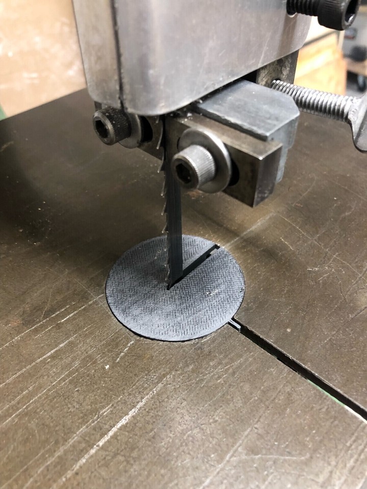 Zero Clearance Insert for Powermatic 143 Band Saw 2.25