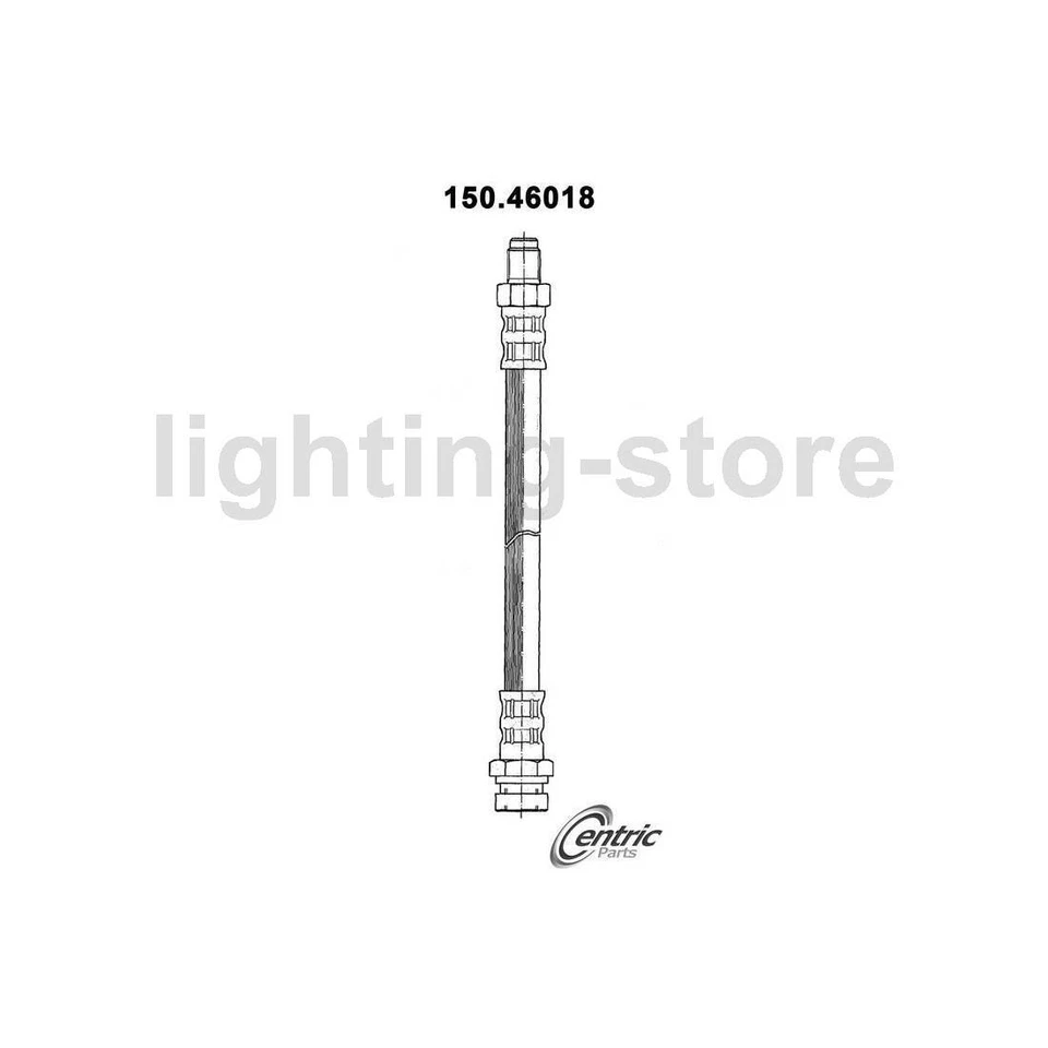 4 líneas de freno de manguera hidráulica de freno inferior superior delantero para Dodge Colt 1,6 L 1,4 L Foto 4 de 4