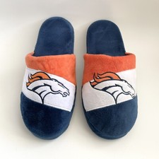 Denver Broncos Mens Slippers Size Large