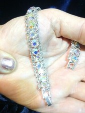 Bracciale Donna Tennis Argento 925 Rodiato cristalli SWAROVSKI ORIGINALI oro new