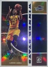 LEBRON JAMES 2019/20 PANINI OPTIC WINNER STAYS PURPLE PRIZM REFRACTOR #10 MINT