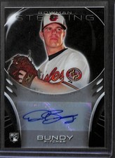 2013 Bowman Sterling Rookie Autograph #BSAR-DB Dylan Bundy