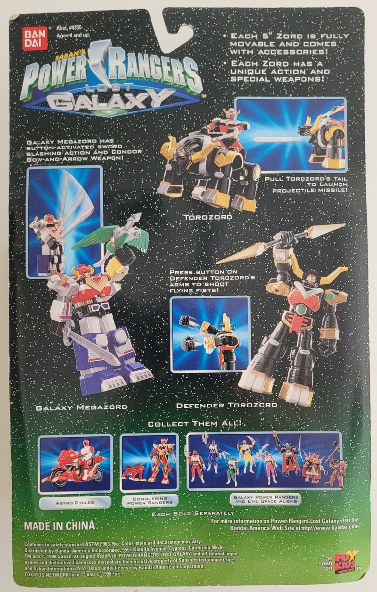 1998 BANDAI - Power Rangers Lost Galaxy - Defender Torozord - MOC
