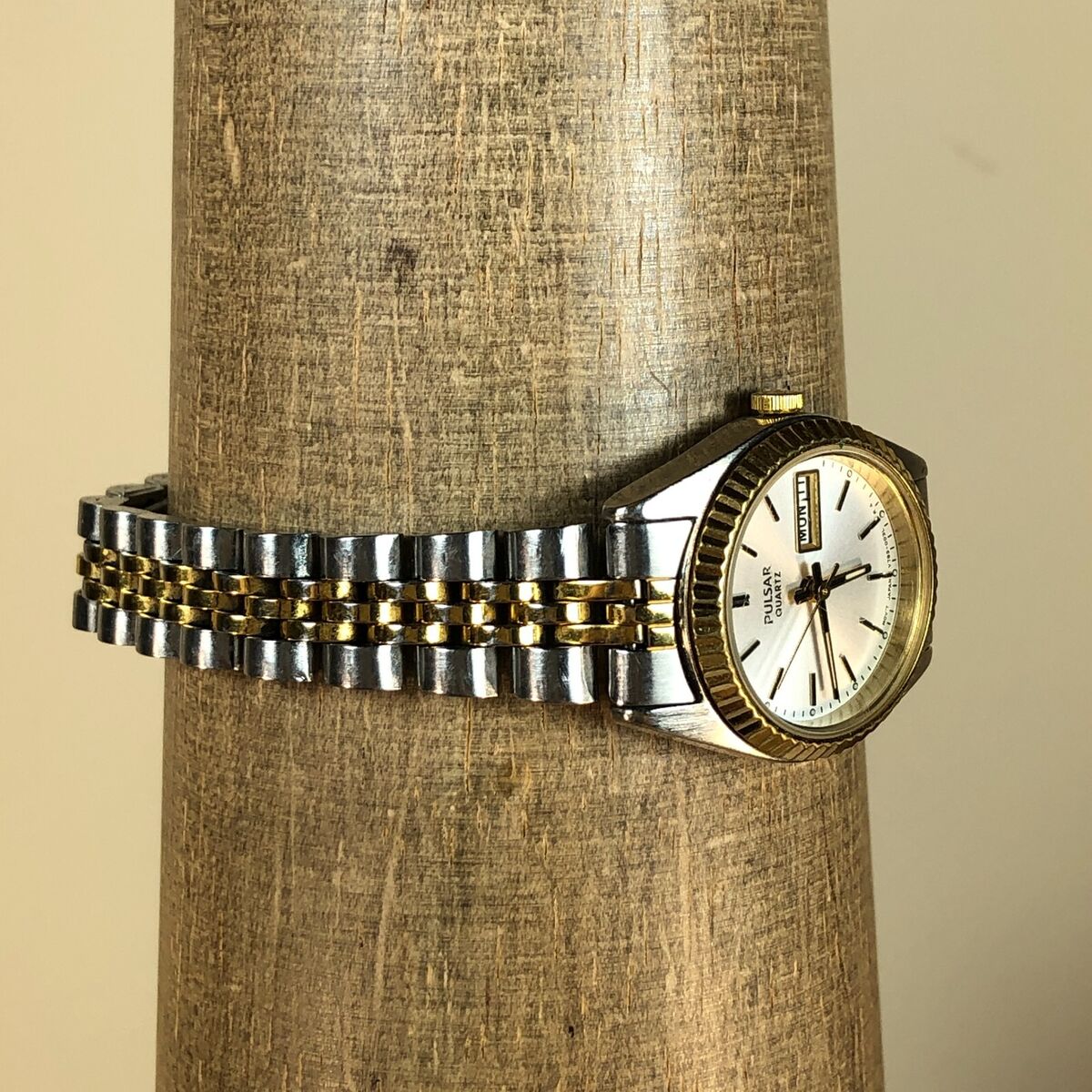 【25%OFF】 Vintage Pulsar Women V783-0030 President Day/Date Two-Tone ビンテージパーツ