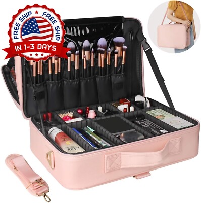 Estuches De Tren Caja De Maquillaje Para Mujer, Organizador De Joyas De Viaje US