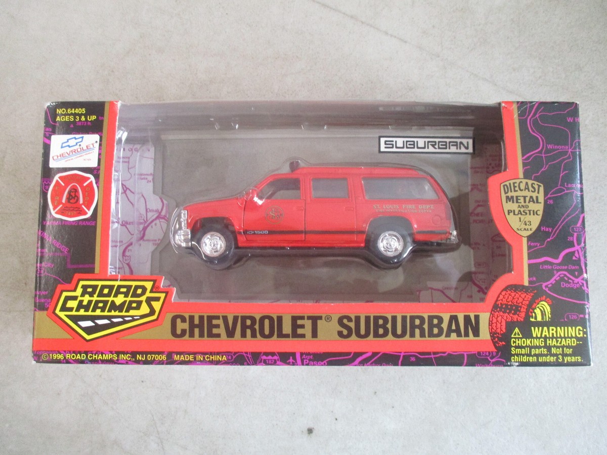 CIB 1996 ROAD CHAMPS ST. LOUIS FIRE DEPT. CHEVROLET SUBURBAN 1:64