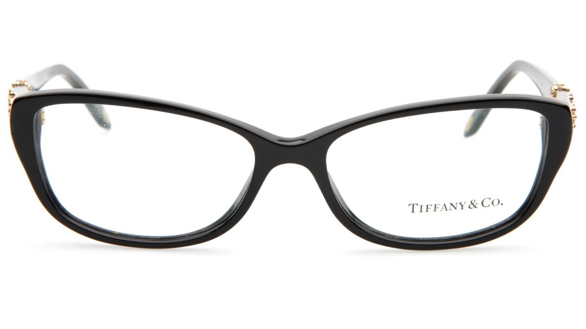 Tiffany & Co. TF 2058 8001 Black Eyeglasses Frames | 52-16-135 Tiffany TF 2260 (8001) TF22608001 Eyeglasses Woman | Shop  main image 3