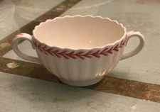 RARE Vintage SPODE Ivanhoe Rust Bullion Cup 3.75" Diam. (w/o handles) x 2-1/8" H