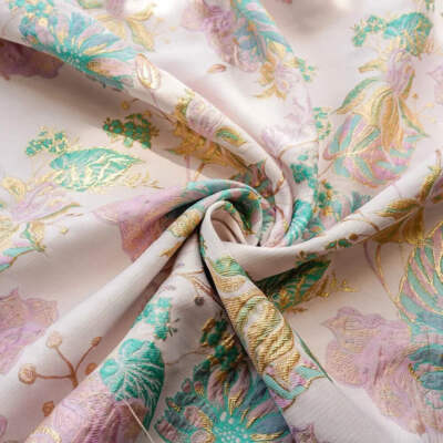 Leyla Floral Woven Jacquard Fabric