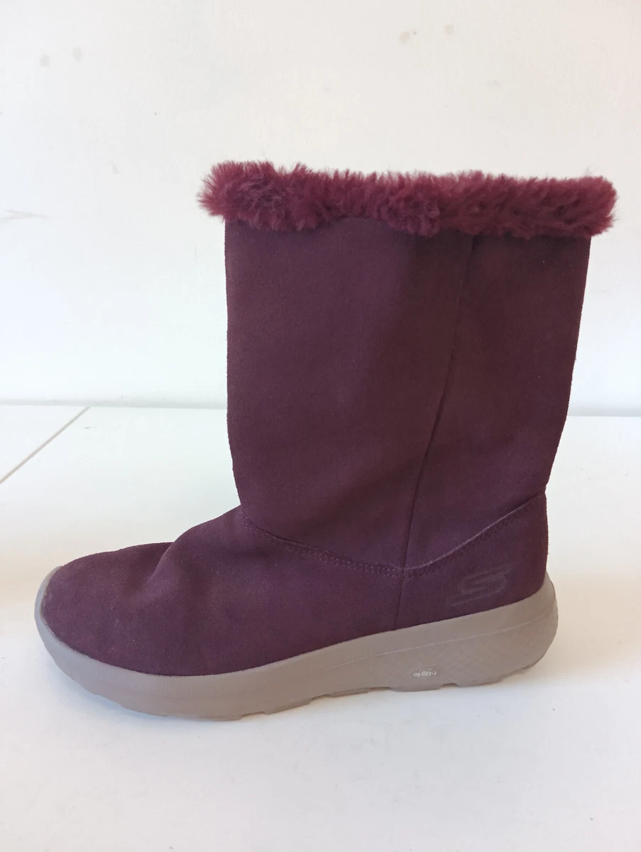 Skechers fur lined boots womens discount