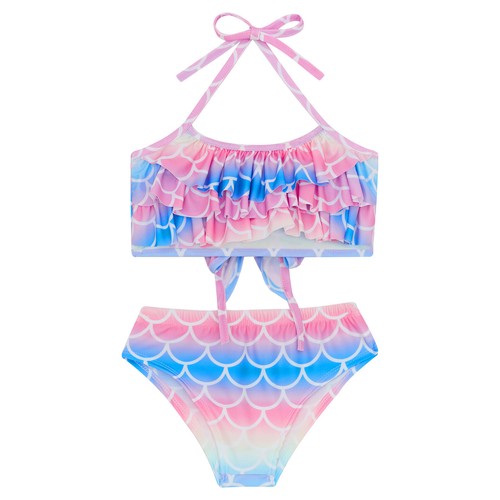Kids Girl's Tank Top And Underwear Surfing Vest With Bottoms Set Rashguard Pool - Picture 20 of 69