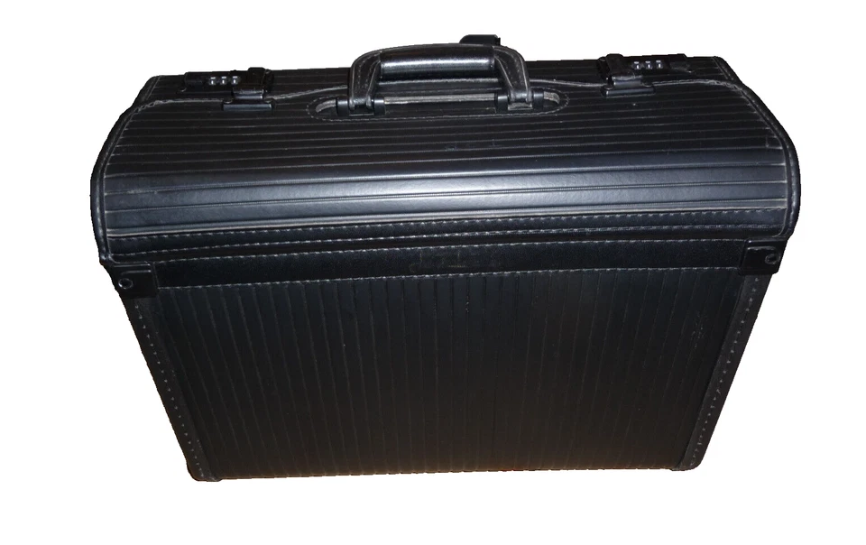 SAMSONITE pilot laptop Briefcase combination 45x21x33cm Black brown inner ? G1 - Image 3 of 4