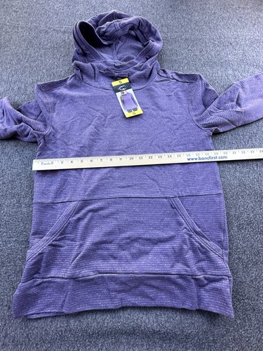 Champion Hoodie Womens Small Purple Heathered French Terry Pocket Athleisure New - Picture 5 of 15
