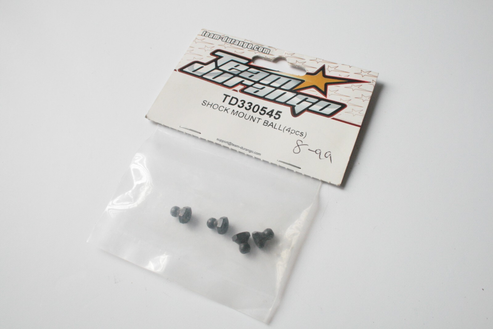 Team Durango DETC410 / V2 Shock Ball Mounts (4pcs) - TD330545
