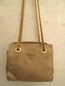 prada suede bolsa