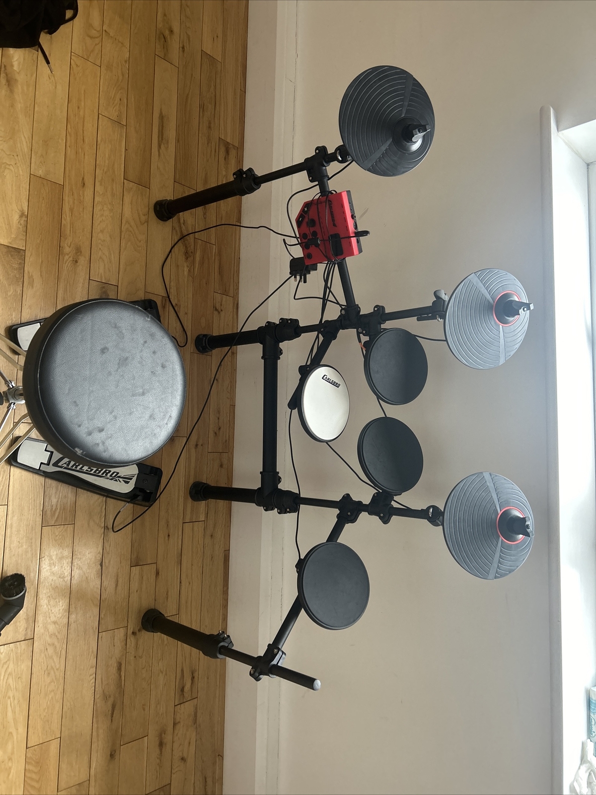 Carlsbro CSD100 RPLUS Electronic Drum Kit 7 Piece 5056205585670 eBay