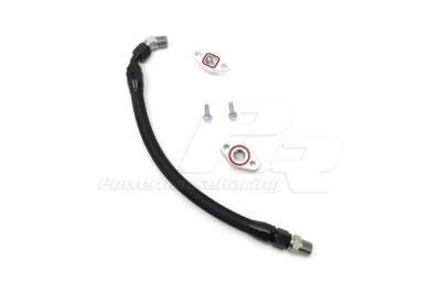 PHR Turbo Oil Drain Kit 10AN Black Ends Black Line Supra TT MKIV 2JZ-GTE