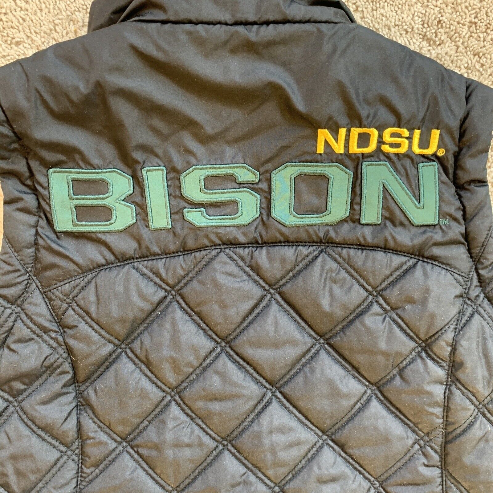 North Dakota State NDSU Bison Black Embroidered V… - image 10