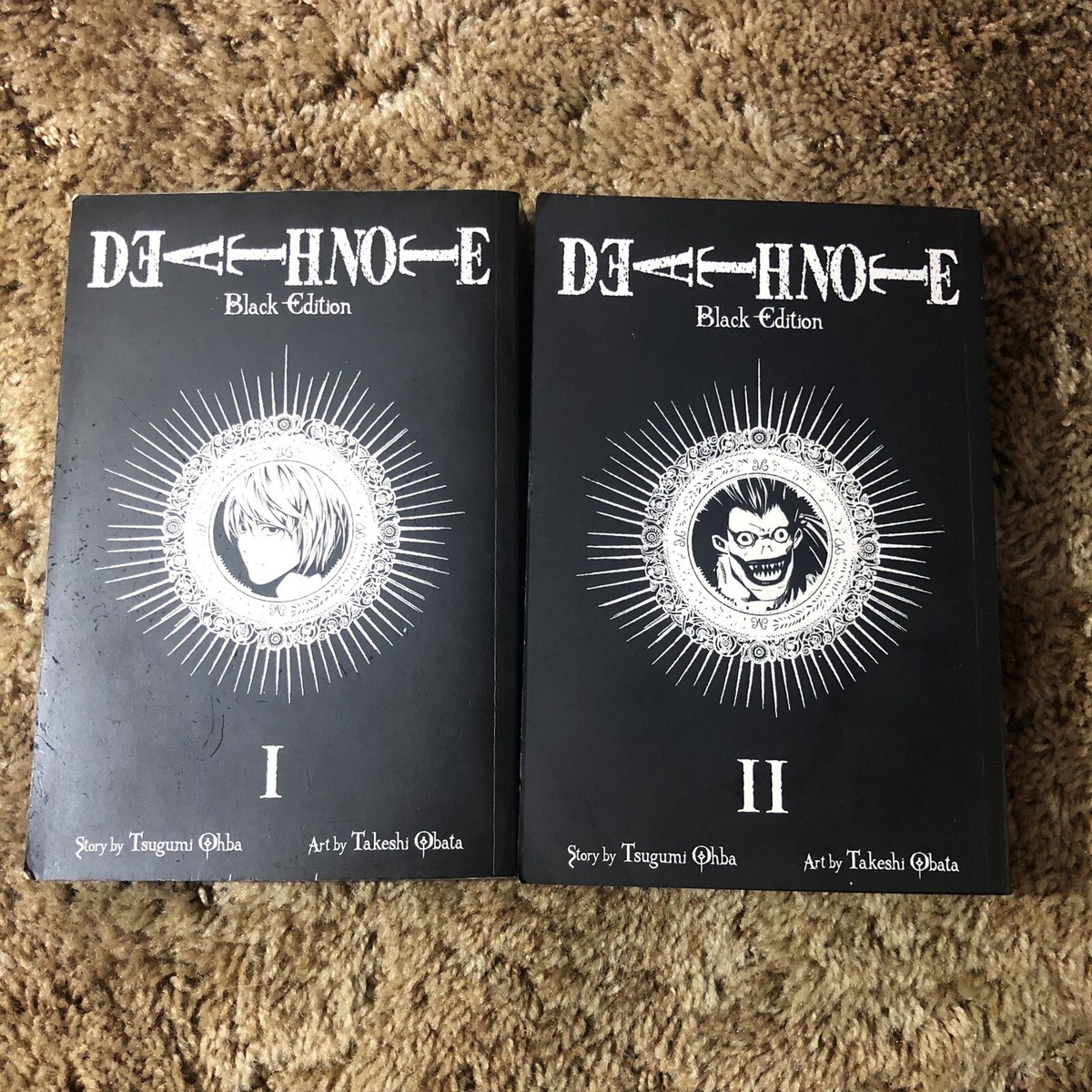 Death Note Black Edition Vol. 1 & 2 Paperback Manga Book Tsugumi