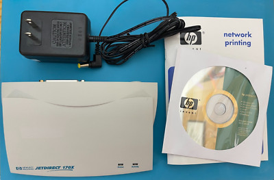 HP JET DIRECT EXTERNAL PRINT SERVER 170X MODEL J3258B  USED SEE DESCRIPTION (A)