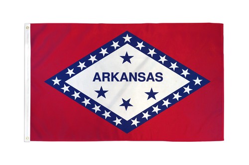 Arkansas Flag 2x3ft House Flag US State Flag AR Flag - Picture 2 of 2