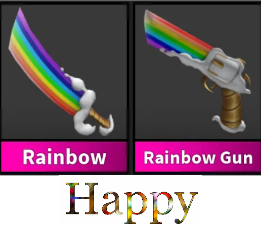 Rainbow Set, Trade Roblox Murder Mystery 2 (MM2) Items