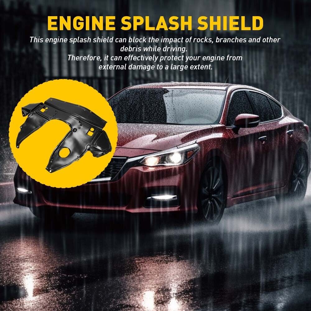 For 20162021 19 20 Nissan Altima Maxima Front Engine Splash Shield