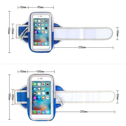 Pouch Arm Bag Phone Holder Armbands for iPhone/Samsung/Xiaomi/Gym/Outdoor - Zdjęcie 2 z 15