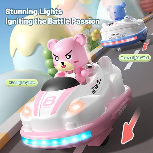 with Spray, Lights and Music Ejecting Bumper Car Set for Children - Picture 4 of 12