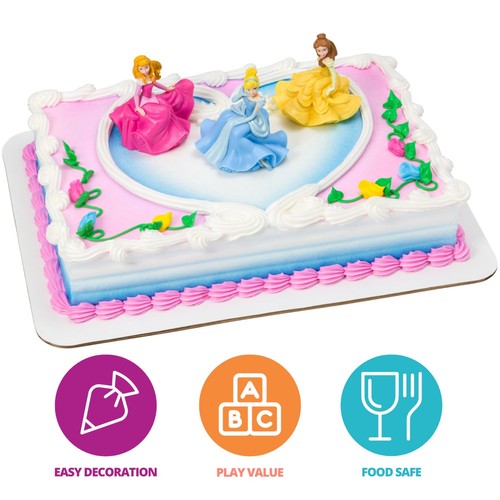DecoSet® Disney Princess Once Upon a Moment Cake Topper 3-Pc Decorations Set ... - Picture 2 of 10