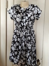 Simply Vera Vera Wang Woman's Short Sleeve High-Low Dress Size Medium