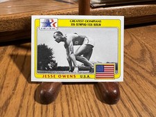 1983 Topps History’s Greatest Olympians Jesse Owens Trading Card #49
