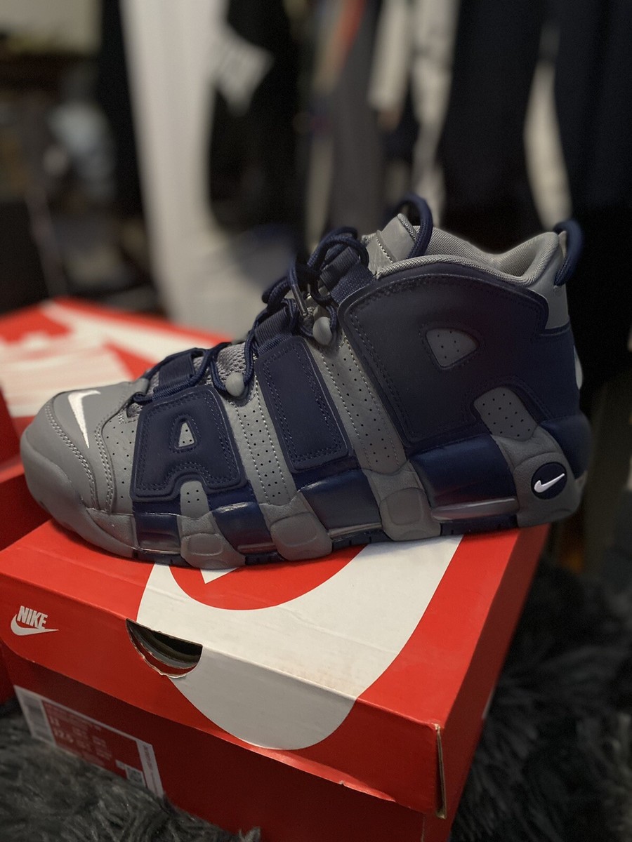 Size 11 - Nike Air More Uptempo Georgetown Hoyas 2018 191886469347
